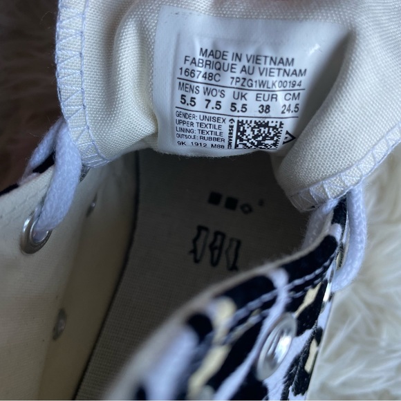 New Converse Chuck 70 Leopard High Top Shoes 7.5 - Picture 9 of 11